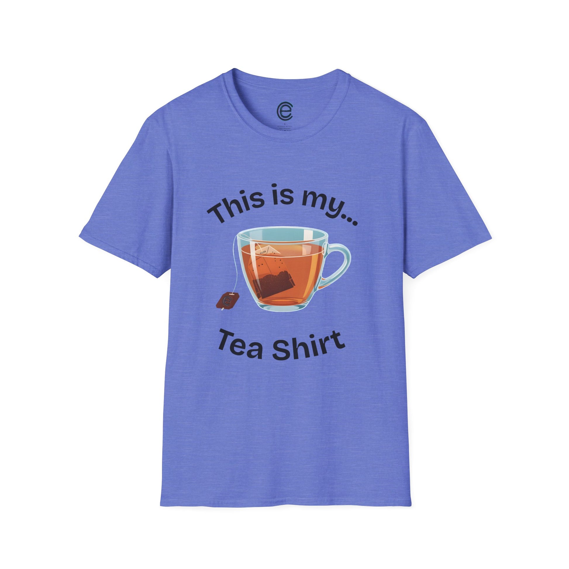 This Is My Tea-Shirt - Heather Royal Graphic T-Shirt