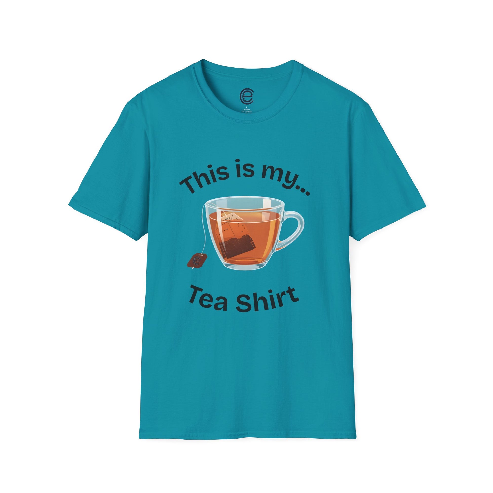 This Is My Tea-Shirt - Tropical Blue Graphic T-Shirt