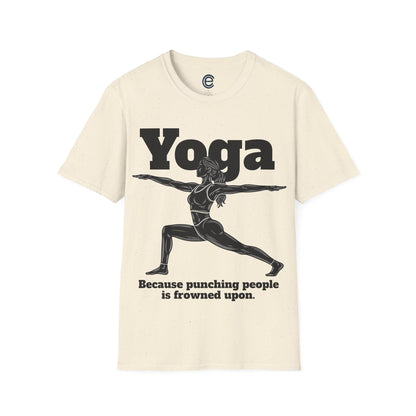 Yoga, Because... - Daisy Graphic T-Shirt